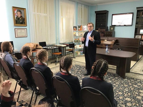 Лекция А.А.Маслова в рамках проекта «Пригласи ученого» в Пансионе воспитанниц МО РФ Иллюстрация к новости: Лекция А.А.Маслова в рамках проекта «Пригласи ученого» в Пансионе воспитанниц МО РФ